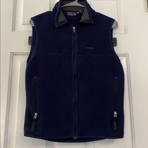 Patagonia dark navy vest sz S